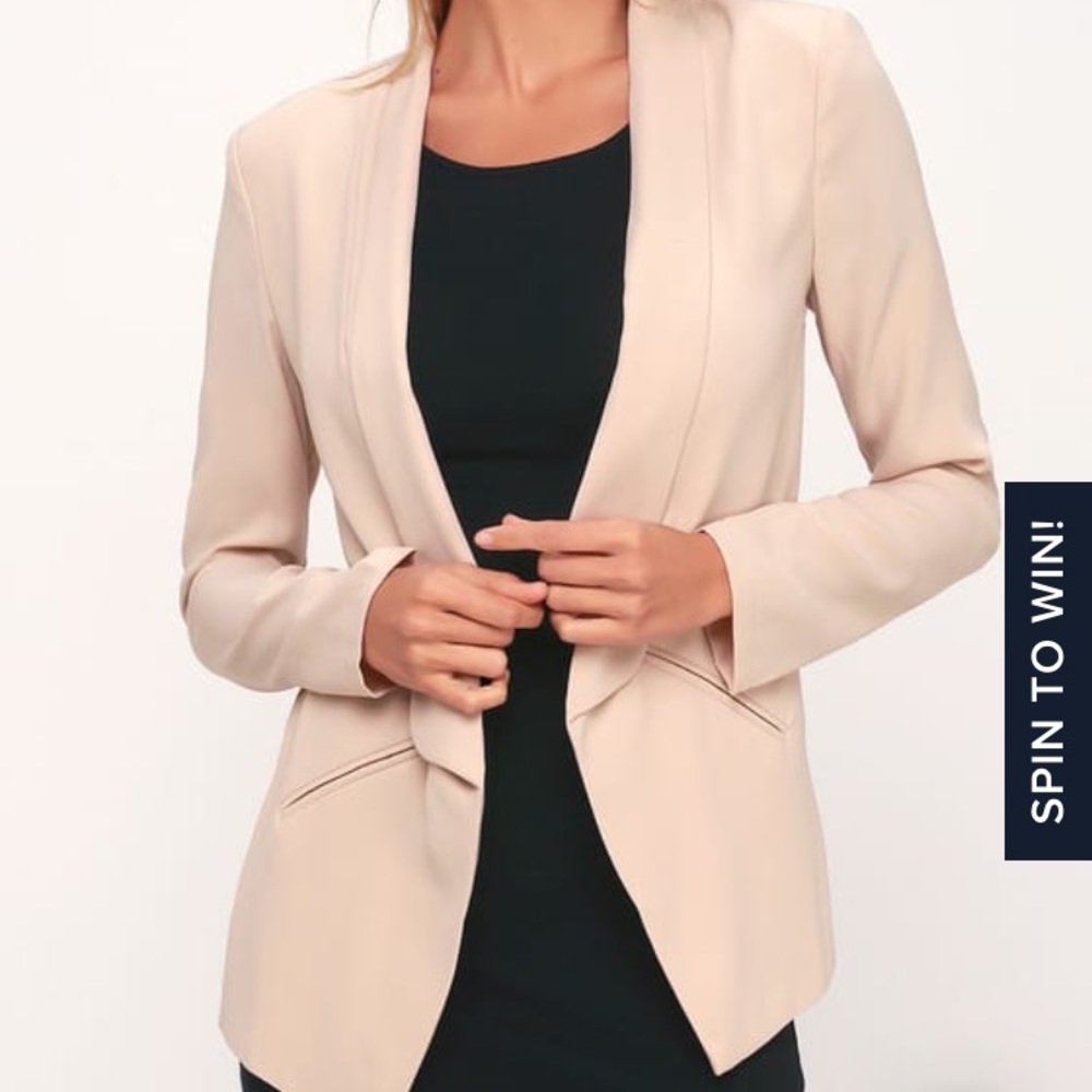 Tan blazer